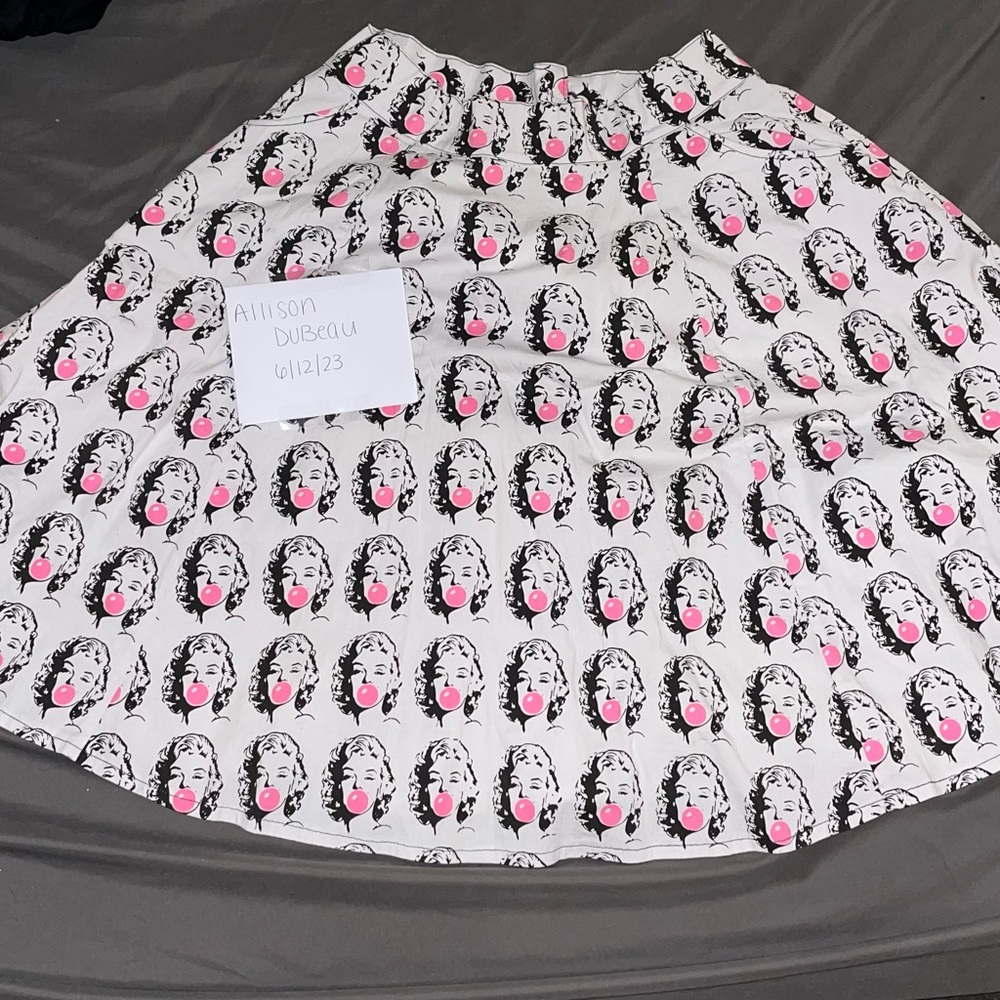 Bonsai Kitten Marilyn Bubblegum Circle Skirt
